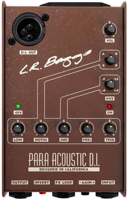 ライブパフォーマンスに最適なギタリスト向けDI（ダイレクトボックス